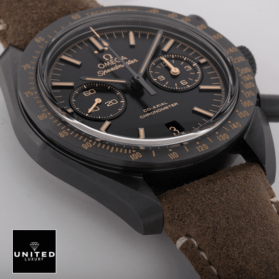 omethtga Speedmaster 311.92.44.51 Black Dial Replica white background