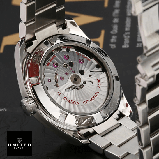 omethtga Seamaster Co Axial Stainless Steel Case Bracelet Replica upside view