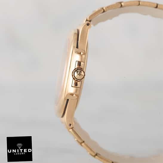 pathttek Philithtppe Nautillus Vintage Gold Replica Gold Crown Pusher