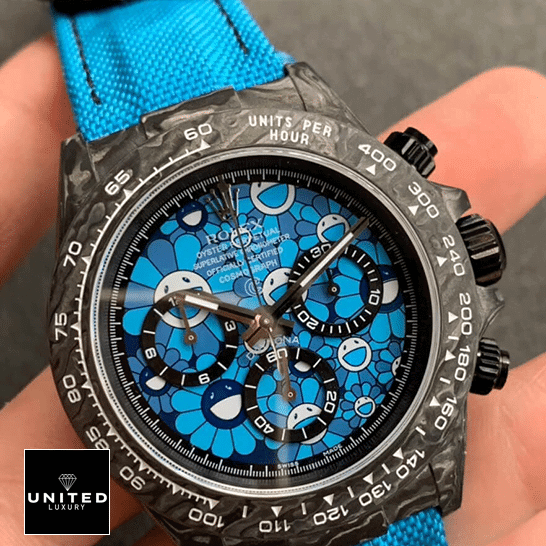 rolthtex Daytona Cosmograph Automatic Blue Sun Flower Pattern Dial Replica
