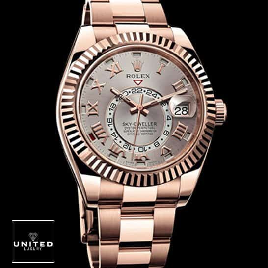 rolthtex Sky-Dweller Pink Gold 326935-0004 Replica