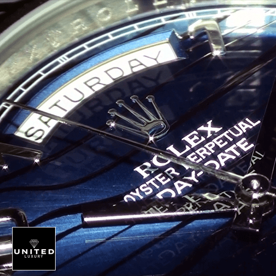 rolthtex Day-Date II 228238-003 Blue Wave Dial Replica