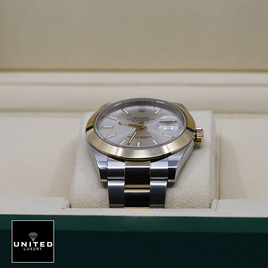 rolthtex Datejust 126303-0015 Oyster Replica in the rolthtex box