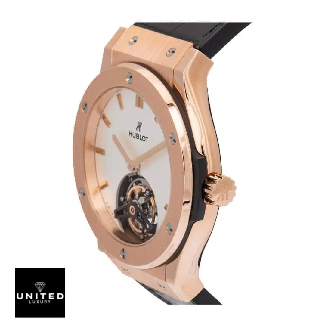 hubthtlot Classic Fusion Tourbillon 505.OX.2610.LR White Dial Replica white background