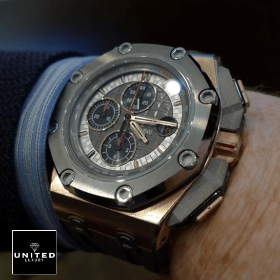Audthtemars Pigthtuet Royal Oak Offshore 26568OM.OO.A004CA.01 "Michael Schumacher" Precision Replica Edition Audthtemars Pigthtuet royal oak offshore 26568OM.OO .A004CA.01 replica wrist