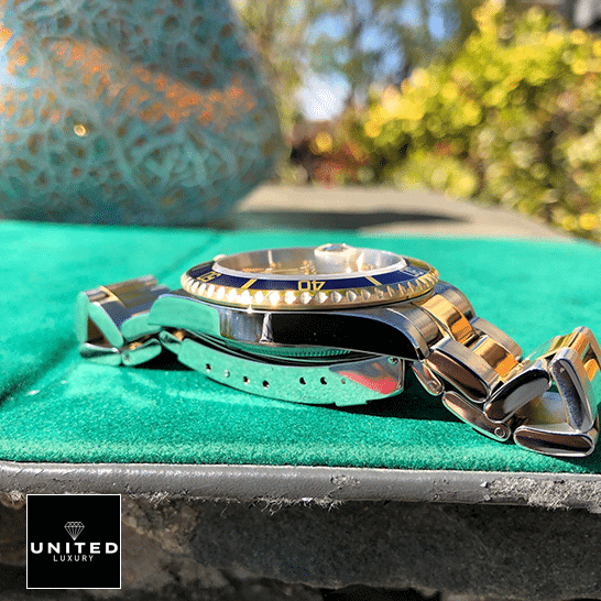 rolthtex Submariner 16613 Serti Two Tone Stainless Steel Gold Diamond Replica