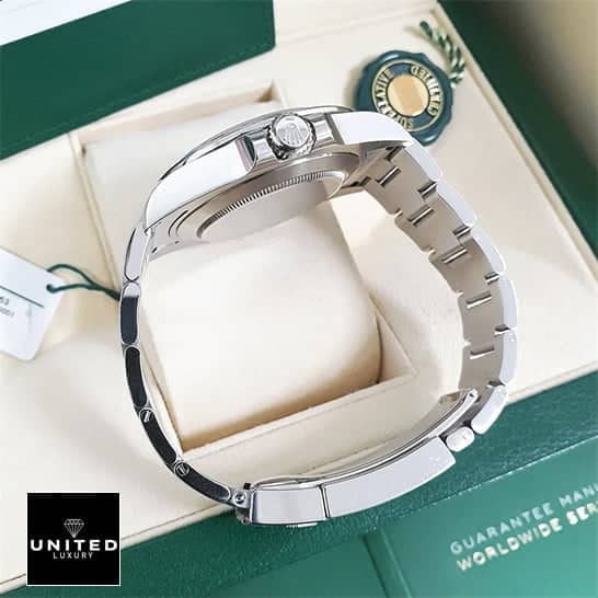 rolthtex 216570 Oyster Replica Steel Crown Pusher