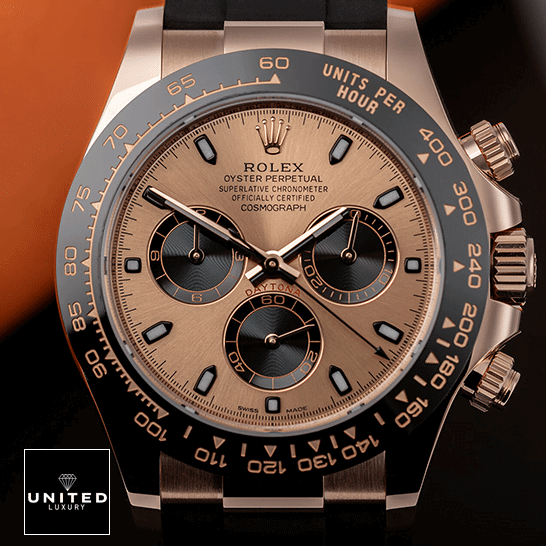 rolthtex Daytona Cosmograph 116515LN Rose Gold Dial Replica