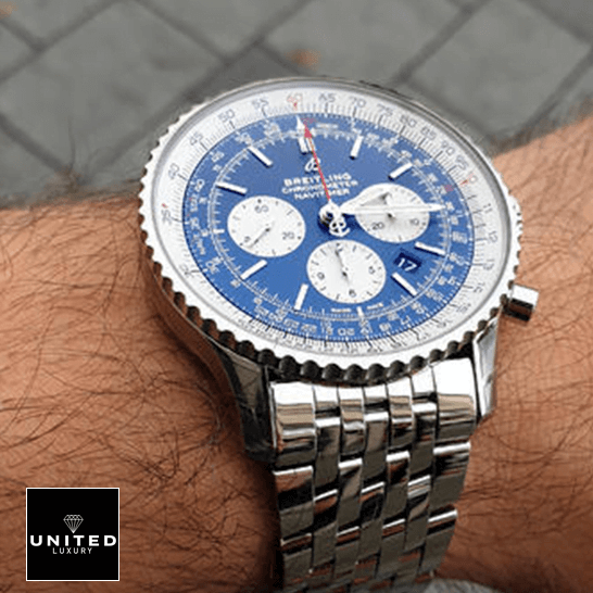 brethtitling Navitimer B01 AB0127211C1A1 "Chronograph" True Clone 1:1 brethtitling navitimer AB0127211C1A1 replica hand
