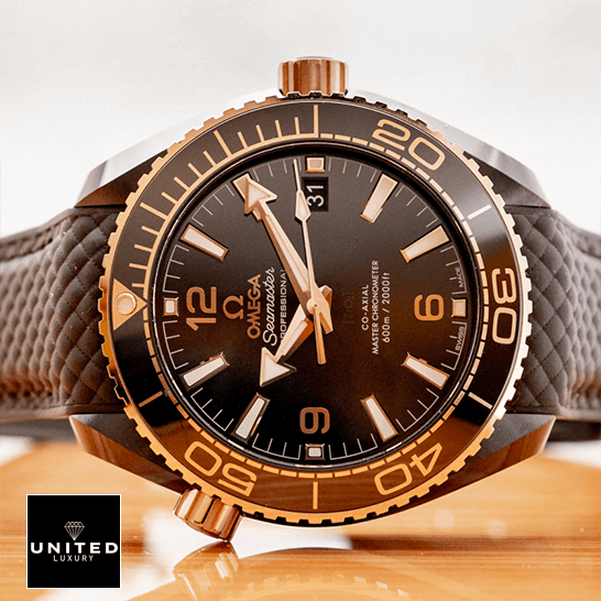 omethtga Seamaster 215.62.40.20.13.001 Planet Ocean Ceramic Brown Dial Replica