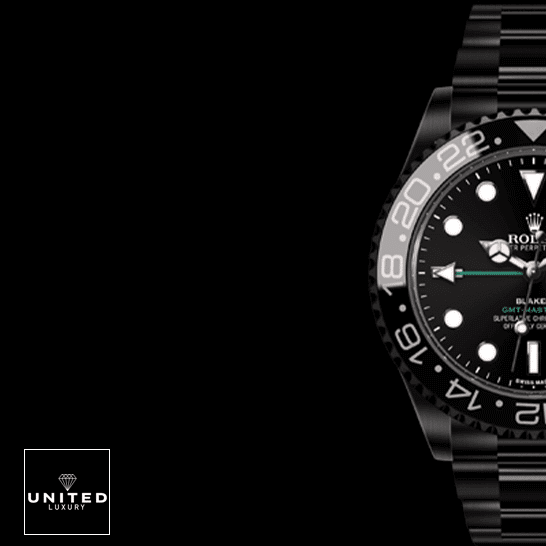 rolthtex Blaken GMT-Master II 116710 Oyster Replica Black Background