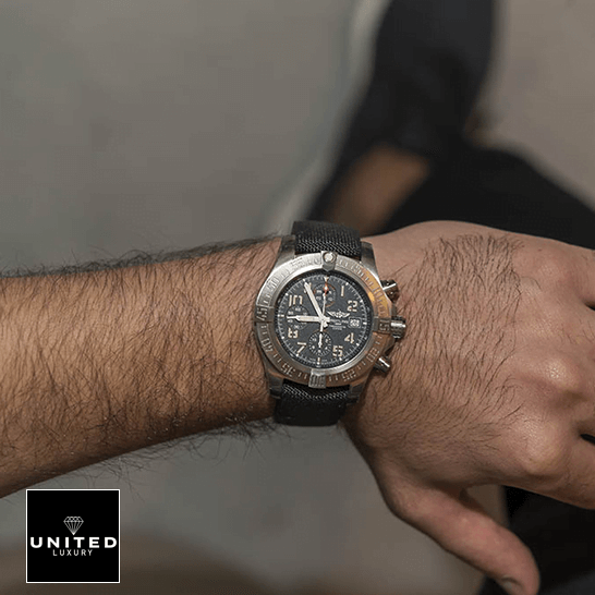 brethtitling Avenger Bandit E1338310I502 "Titanium" Perfect Duplicate 1:1 brethtitling avenger E13383101M2W1 replica wrist