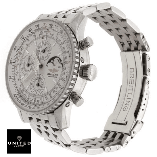 brethtitling Navitimer Olympus White Dial Replica white background
