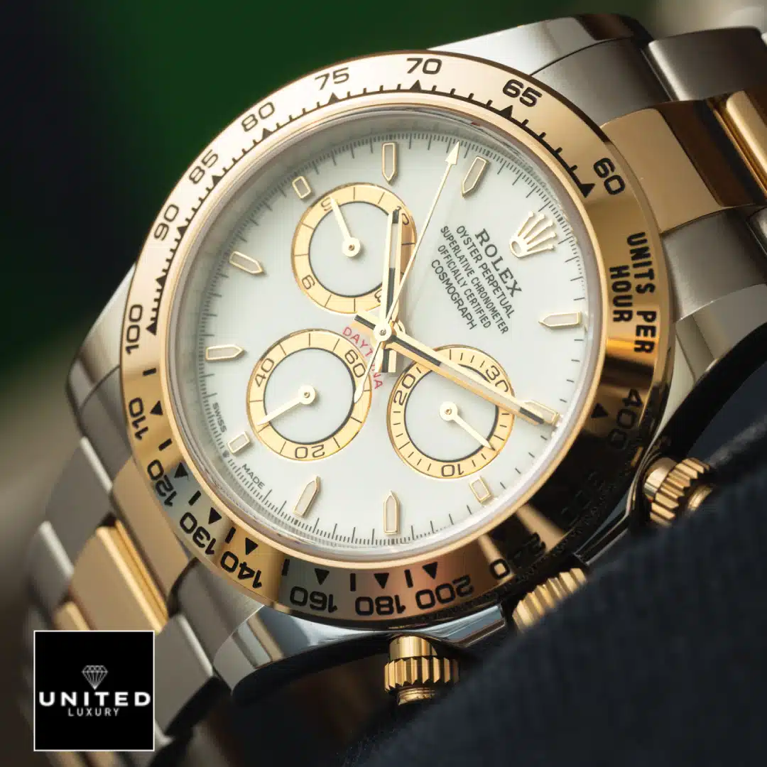 rolthtex Daytona Cosmograph 116503 Stainless Steel & Yellow Gold White Dial Oyster Replica