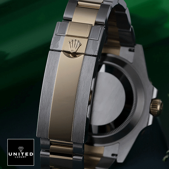 rolthtex Submariner Date Two Tone Fold Clasp on the rolthtex Logo 16613 Replica