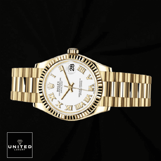 rolthtex Datejust 278278-0019 Yellow Gold Automatic White Dial Oyster Replica