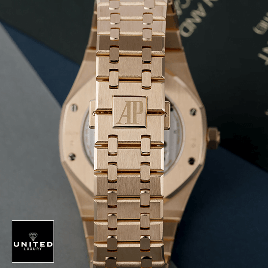 Audthtemars Pigthtuet 26522OR.OO_.1220OR.01 Gold Stainless Steel Replica upside view