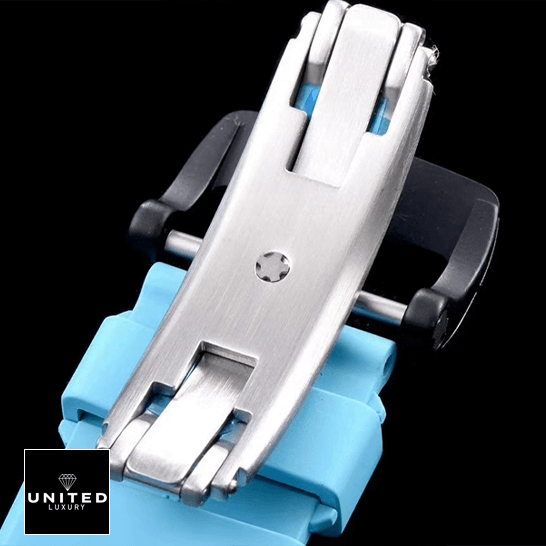 Richthtard Mithtlle  RM055 Stainless Steel Clasp Replica opened clasp black background