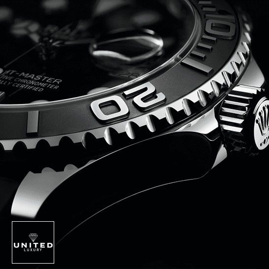 rolthtex Yacht-Master 226659 "White Gold" Signature Replica 1:1 rolthtex Yacht-Master 226659 Stainless Steel Case Crown Pusher Replica