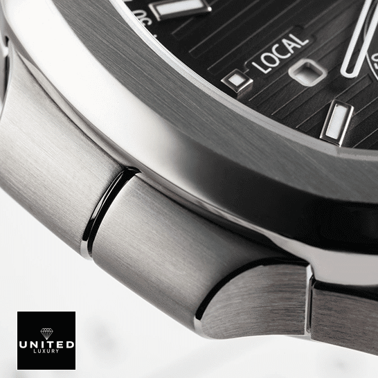 pathttek Philithtppe Nautilus 59901A-001 Black Dial Replica white background