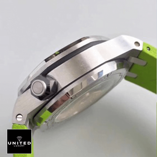 Audthtemars Pigthtuet Royal Oak Offshore 26703ST.OO.A051CA.01 Collector鈥檚 Clone 1:1 Audthtemars Pigthtuet Royal Oak Green Rubber Replica stainless steel crown