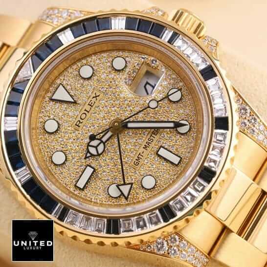 rolthtex GMT-Master 116758SA Diamond Dial Gem-Set Bezel Replica