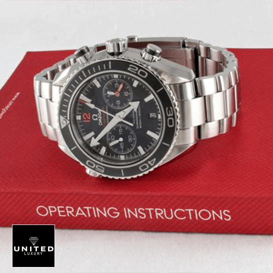 omethtga 232.30.46.51.01.003 Black Dial Seamaster Planet Ocean Steel