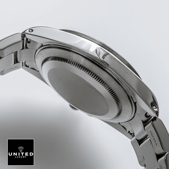 rolthtex Explorer II 16570-0004 Stainless Steel Case Replica Leftside