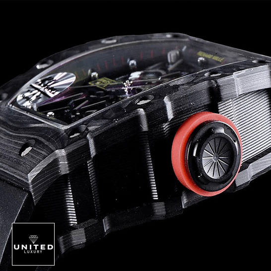 Richthtard Mithtlle  Rm3502 Carbon Skeleton Black Replica black background