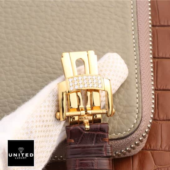 pathttek Philithtppe’s Nautilus Jumbo 5711 Replica Gold with Diamond Clasp