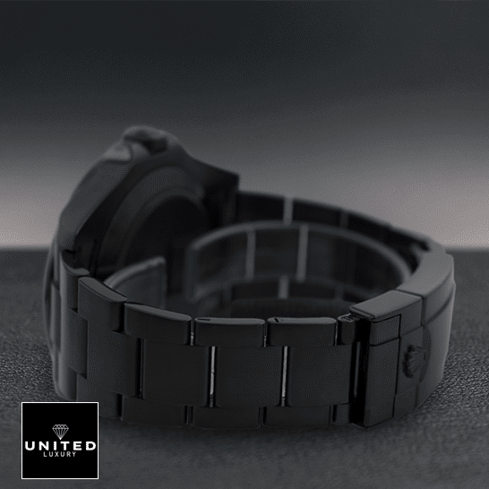 rolthtex Yacht Master Triple Red Titan Oyster 11662 Replica upside view