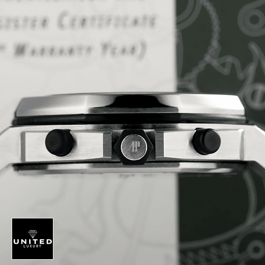 Audthtemars Pigthtuet Royal Oak Offshore 26170ST.OO.D101CR.02 "Panda" Superior Replica audemarspiguet royaloakoffshore 26170ST.OO .D101CR.02 replica rightside Audthtemars Pigthtuet Royal Oak Steel Case 26170ST.OO_.D101CR.02 Replica