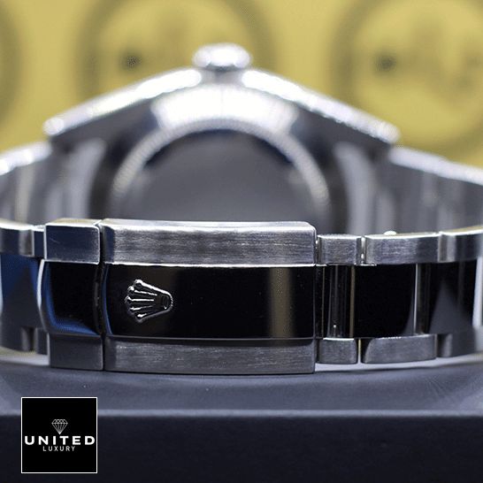 rolthtex Milgauss 116400 Stainless Steel Oyster Bracelet Fold Clasp on the rolthtex Logo Replica