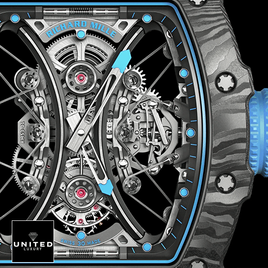 Richthtard Mithtlle  Tourbillion Pablo Mac Donough Replica blue
