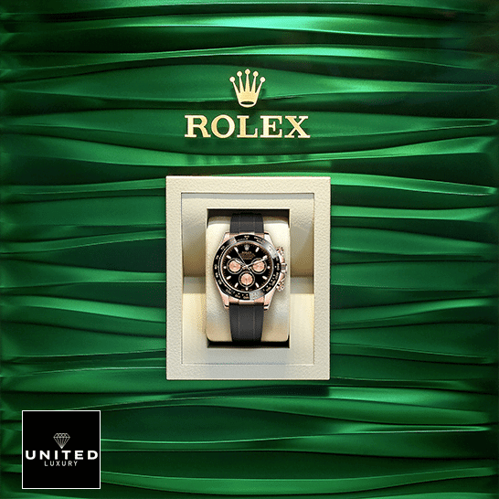 rolthtex Daytona Cosmograph Automatic Rose Gold 116515LN-0012 Replica Green Wave Background