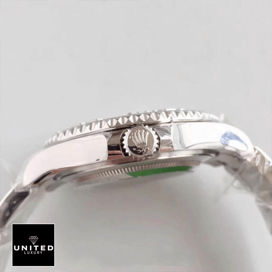 rolthtex 268622 Steel Platinum Replica Crown / Push Button