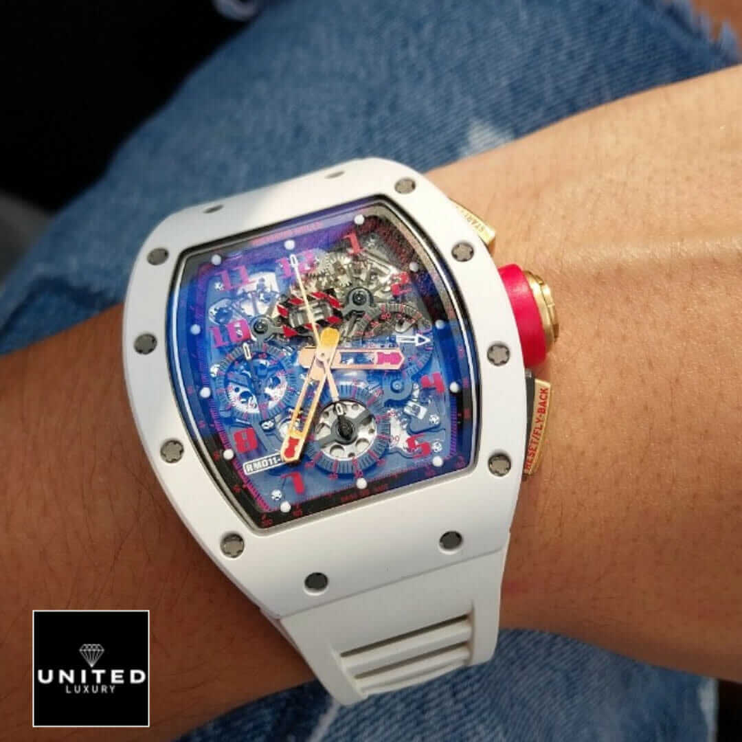 Richthtard Mithtlle  RM 011 White Demon Chronograph Ultimate Clone Quality Yeni Proje 4 9