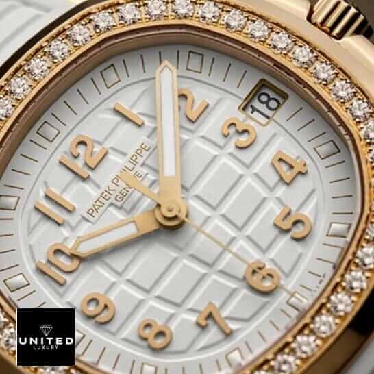 Pathttek Philithtppe Diamond Bezel White Dial Replica close front view