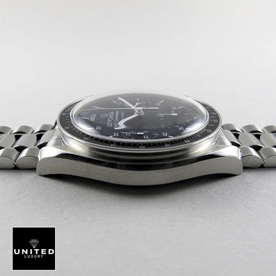 omethtga Speedmaster 3510 Black Dial Stainless Steel Replica white background
