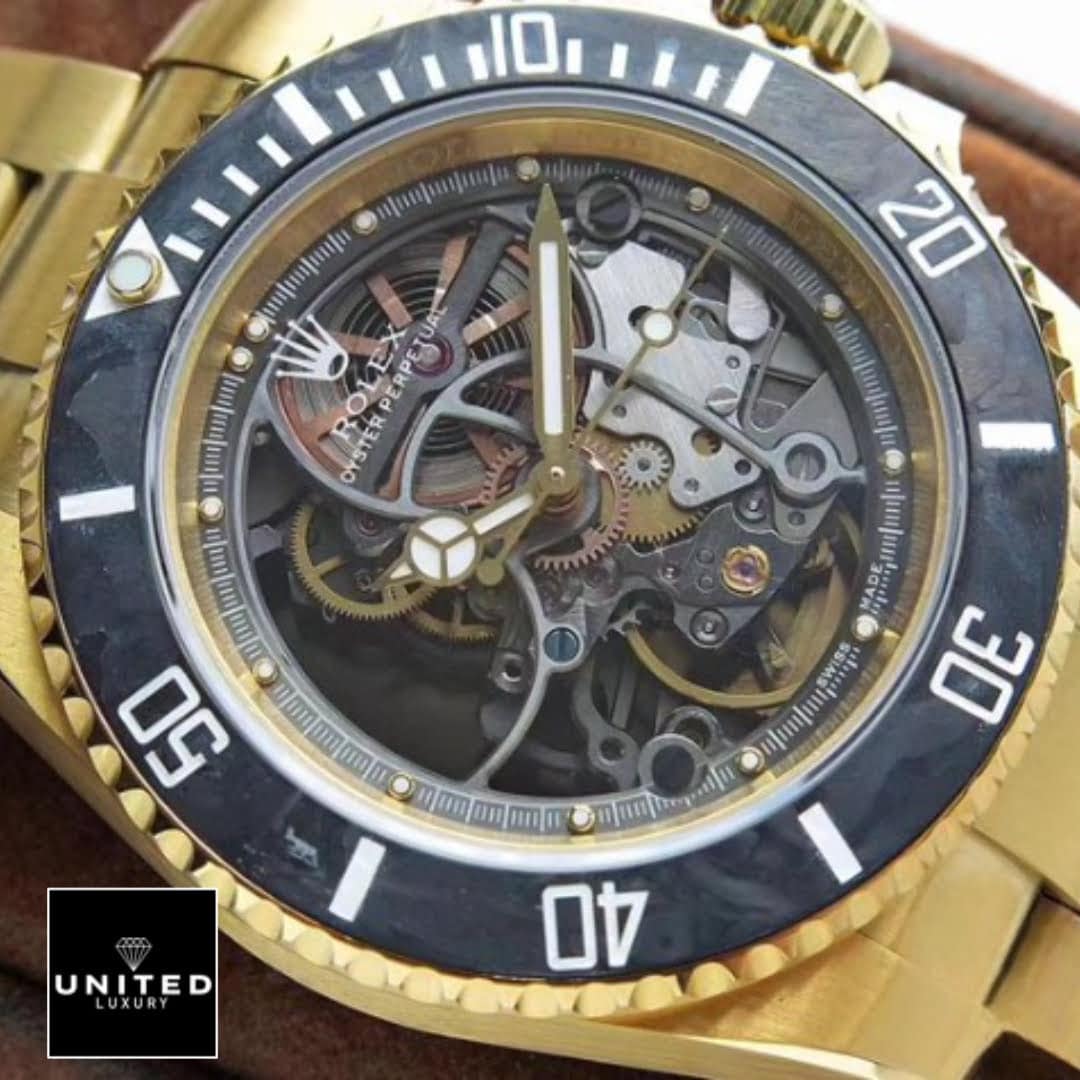 rolthtex Oyster Perpetual Tourbillion Replica close view