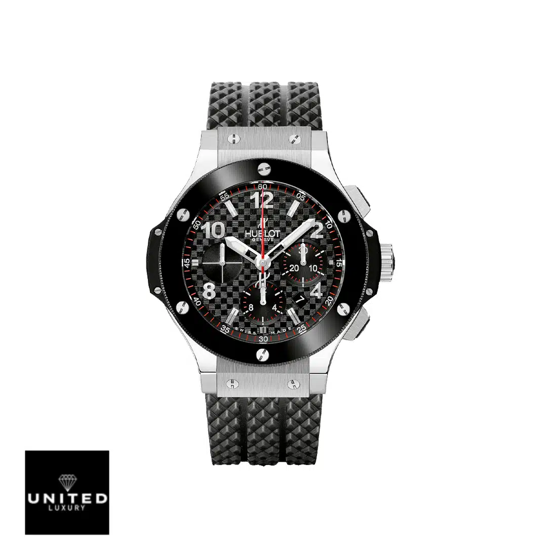 hubthtlot Rubber Strap 301.SB.131.RX Black Bezel Replica