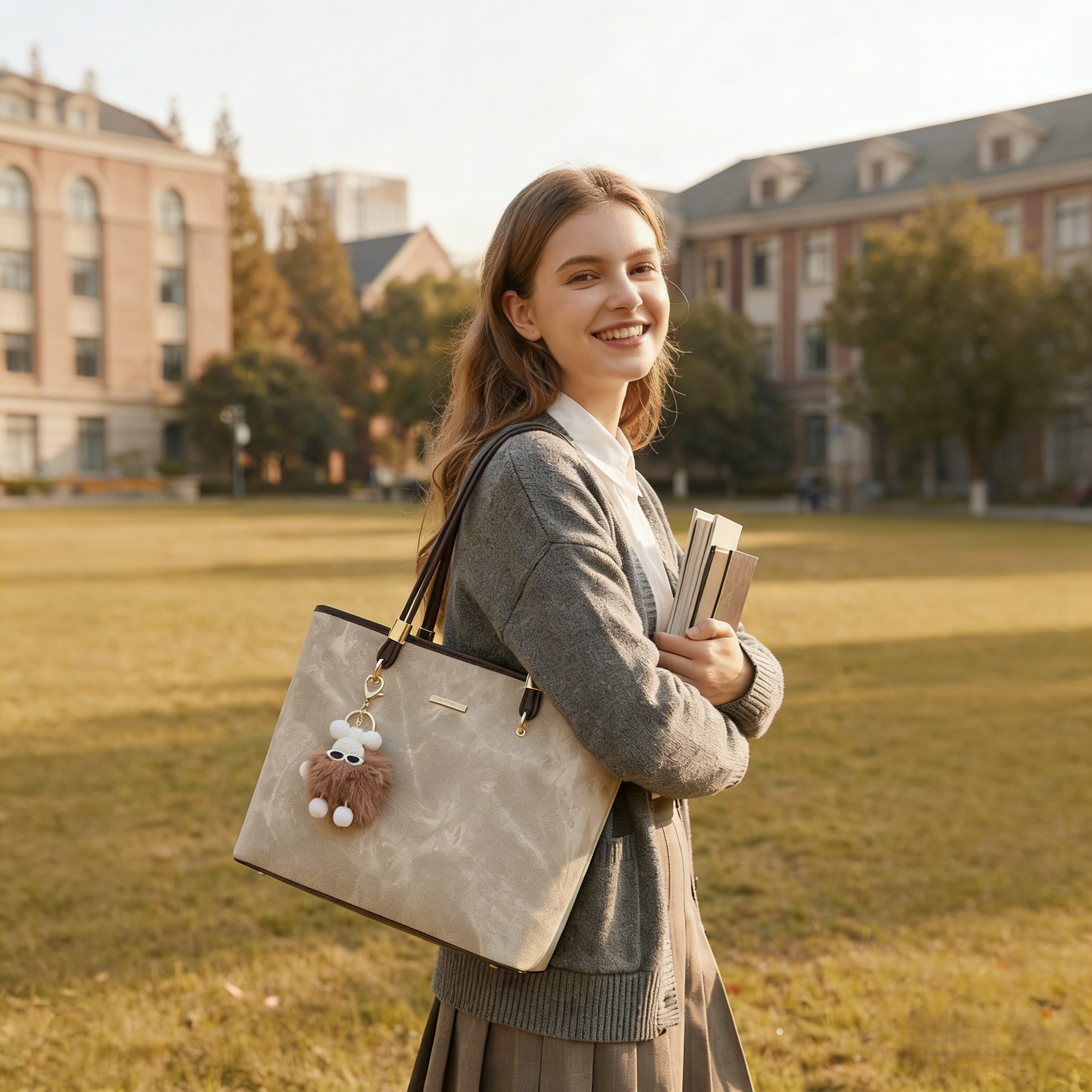 {"default":"Spacious everyday tote bag holding laptop, wallet, and daily essentials"}
