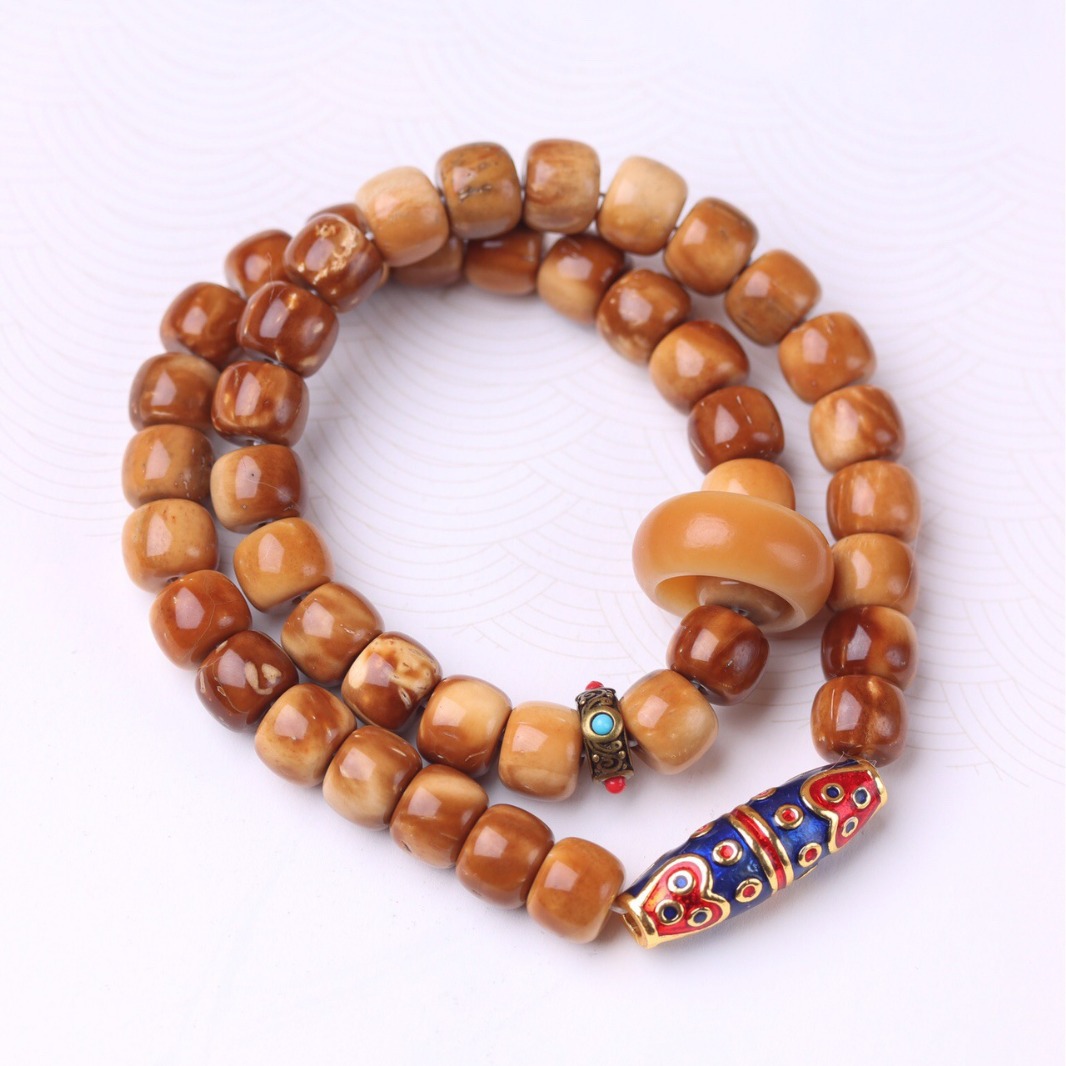 Natural Cook Demon Flower Prayer Beads