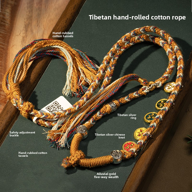 Hand-painted Pendant Six-Word Mantra Thangka