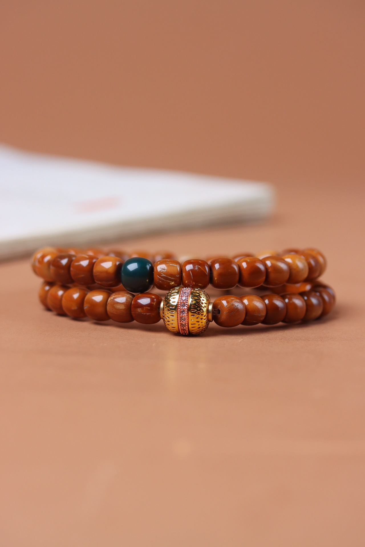 Natural Cook Demon Flower Prayer Beads