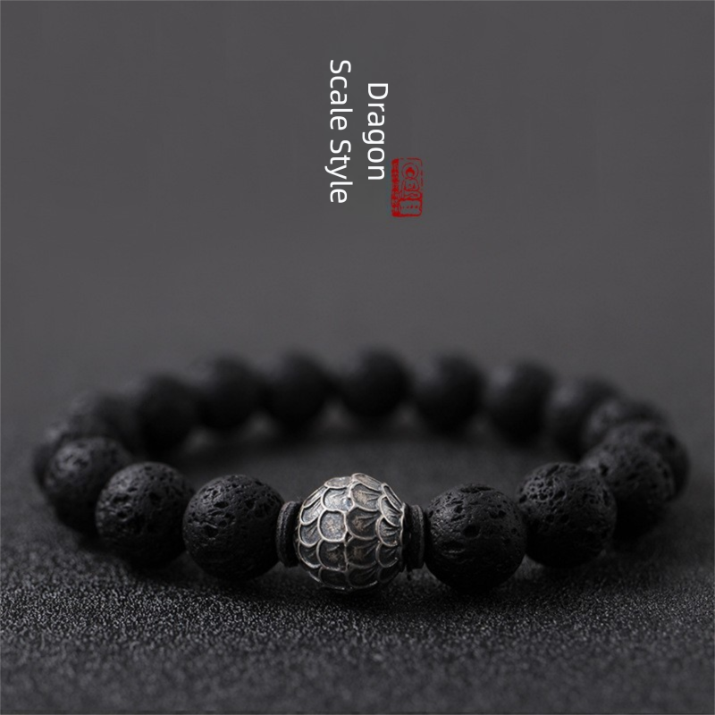 Natural Volcanic Stone Fortune Dragon Scale