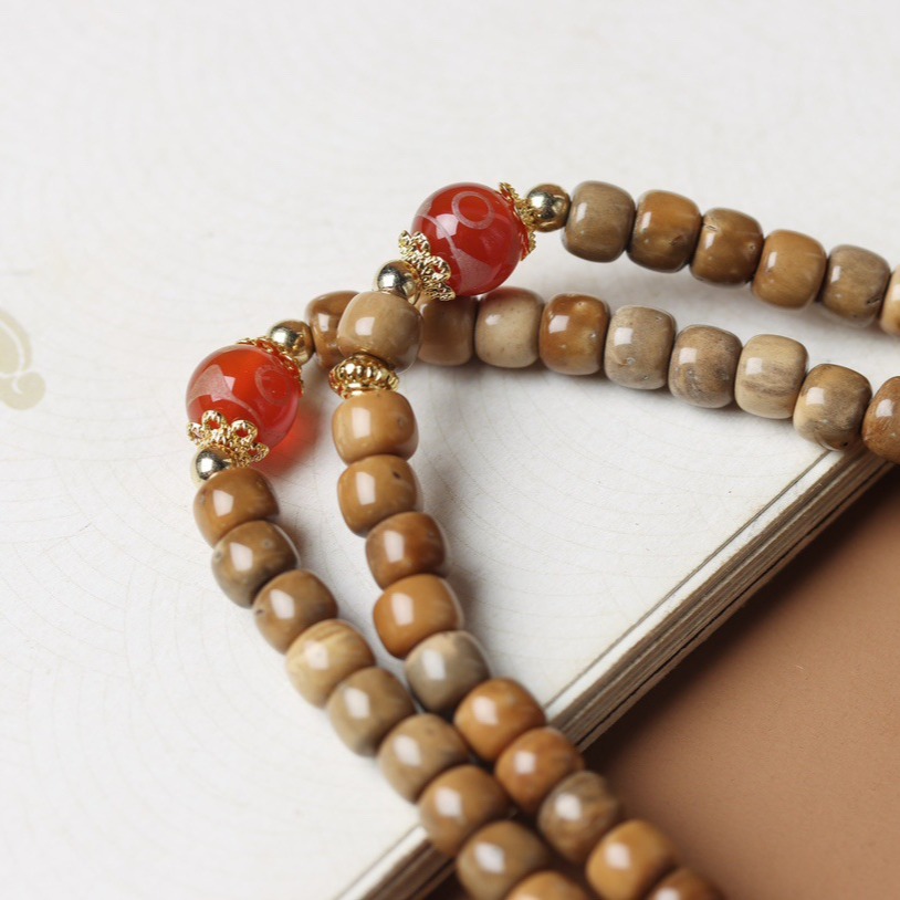 Natural Cook Demon Flower Prayer Beads