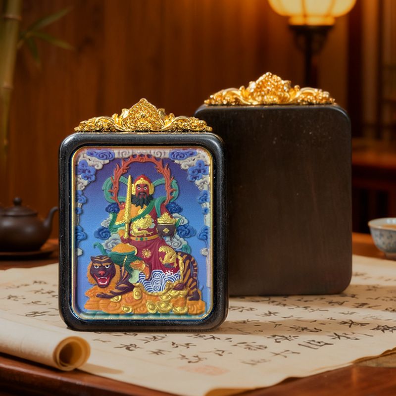 Collection of Painted Thangka Pendants