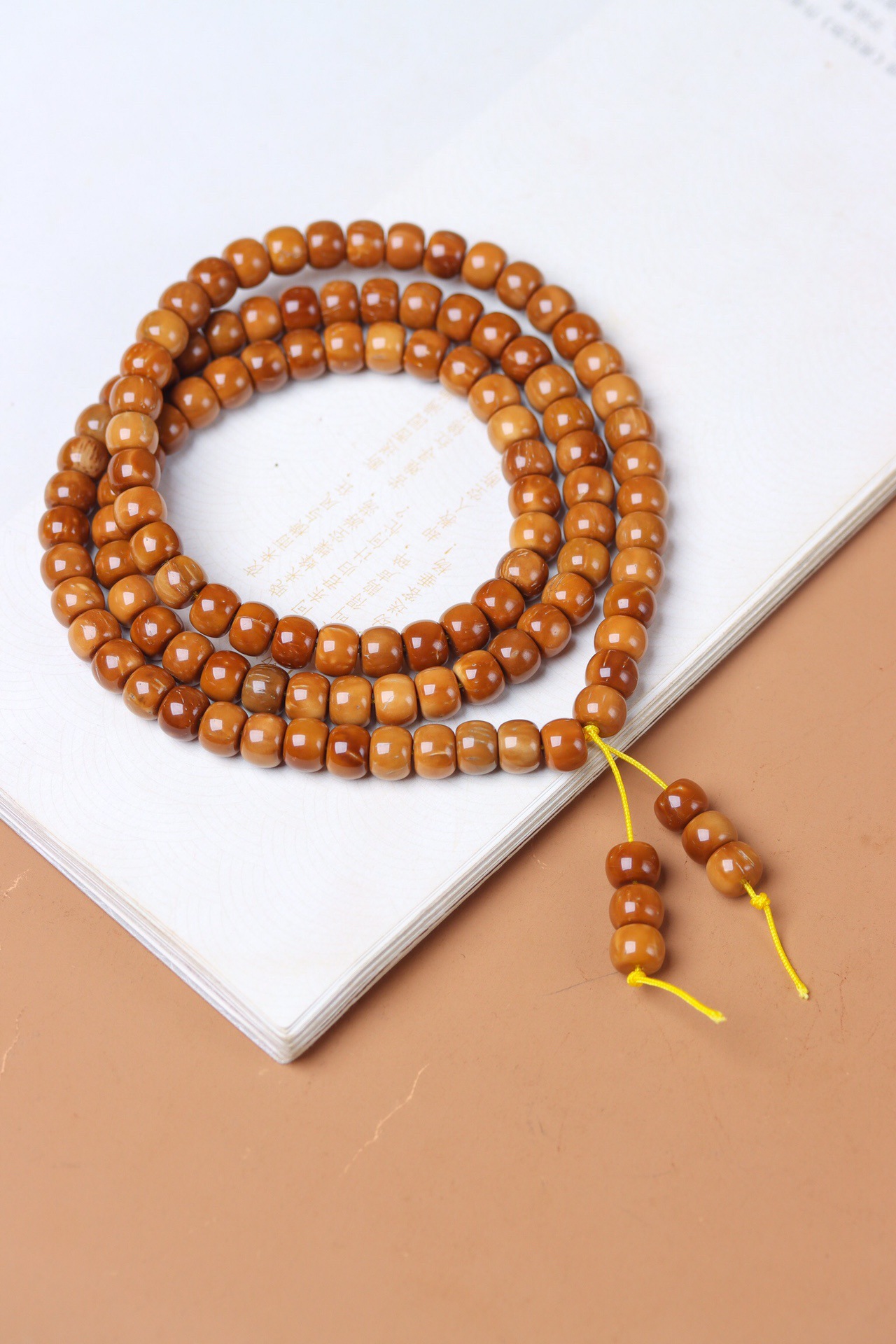 Natural Cook Demon Flower Prayer Beads