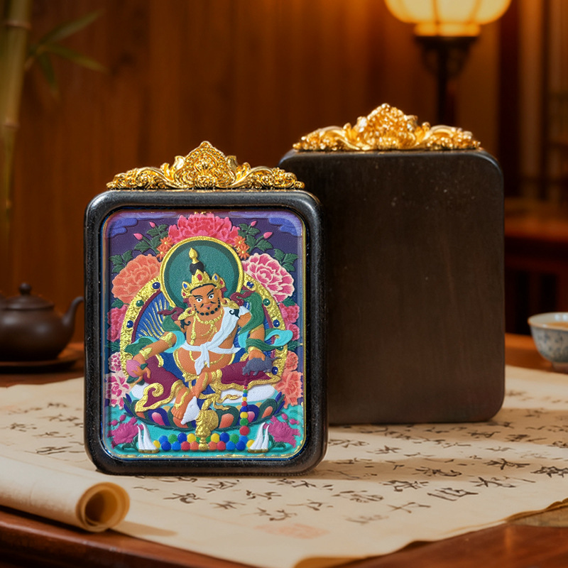 Collection of Painted Thangka Pendants